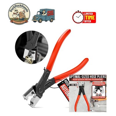Ergonomic Clic R Hose Clamp Pliers - 6.97  Tool for Easy Automotive Maintenance