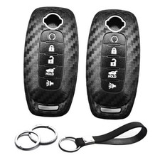 2pcs Compatible with Nissan Key Fob Cover Case Key Chain fit for Nissan Rogue