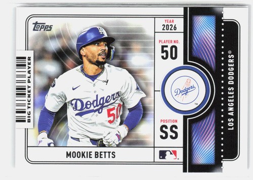 2026 Topps Series 1 Mookie Betts Base (RAW)