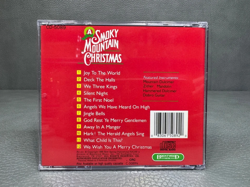 A Smoky Mountain Christmas CD Featuring Hand Crafted Instruments - Image 2 of 2