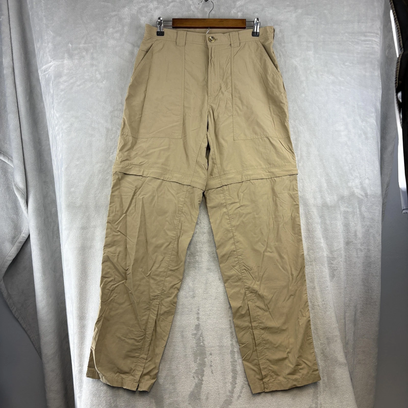 ExOfficio Insect Shield Pants Mens 34x32 Beige Nylon Convertible Hiking Travel
Opens in a new window