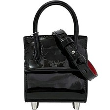 Bolso Christian Louboutin 2 Vías Paloma Nano F-22254 Negro Edición Limitada Diseñador