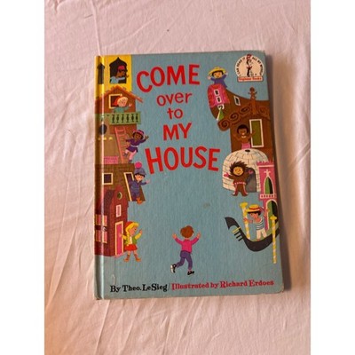 Random House Come Over to My House Kids OS Blue Good 1966 Dr Seuss Book Club Ed