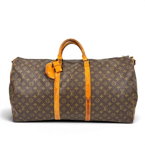 LOUIS VUITTON Keepall Bandouliere 60 Monogram Canvas Vintage Travel Bag M41412