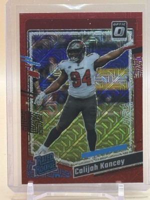 2023 Donruss Optic Calijah Kancey Rookie Red Mojo #295 Buccaneers RCPrizm