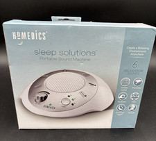 HoMEDICS sleep solutions Portable Sound Machine 6 Nature Sounds New NIB