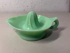 Vintage Jadeite Juicer Citrus Reamer Green Milk Glass McKee Jeanette 7"