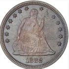 PF66 1882 Seated Liberty Quarter in a Generation 4.0 NGC holder