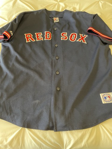 Vintage Boston Red Sox Curt Schilling #38 MLB Majestic Jersey Size. L USA. Made