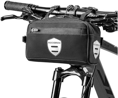 ROCKBROS Bike Handlebar Bag Front Frame Bag Cycling Pouch Bicycle Top Tube Bag S