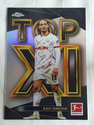 2024-25 Topps Chrome Bundesliga TOP-XI TOP-6 Xavi Simons RB Leipzig