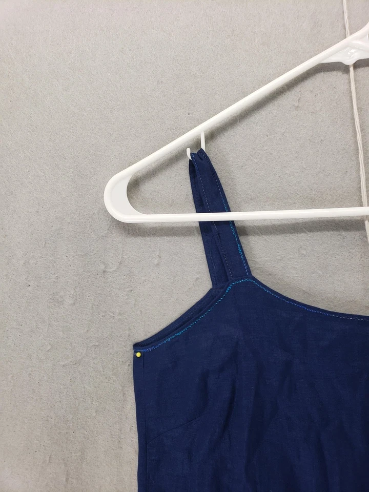 Camiseta sin mangas Dana Buchman para mujer Petite 4 lino sin mangas camisola verano informal Foto 2 de 4