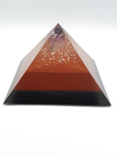 Orgonit Pyramide Amethyst - Energie Schutz, Chakren Harmonisierung, handgemacht