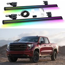 2PCS Electric Running Boards Power Side Steps Fits For GMC Sierra 1500 2019-2026
