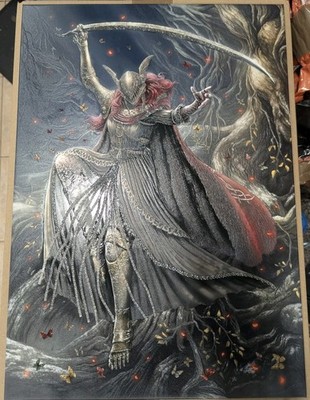 Displate Limited Edition Malenia Blade Of Miquella - XXX/1500 - New - Elden Ring