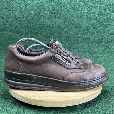 Mephisto Match Runoff Air-Jet Comfort Brown Leather Walking Shoes Mens 10.5