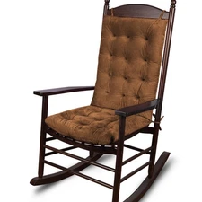 Rocking Chair Cushion Large Rocking Chair Pads with Ties Premium Tufted High