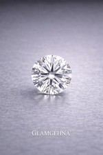 2.15 Ct Natural Round Brilliant Diamond, D Color VVS1 Certified Loose 8.5 mm