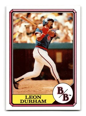 Leon Durham 1987 Topps Boardwalk and Baseball #26a Chicago Cubs Mint