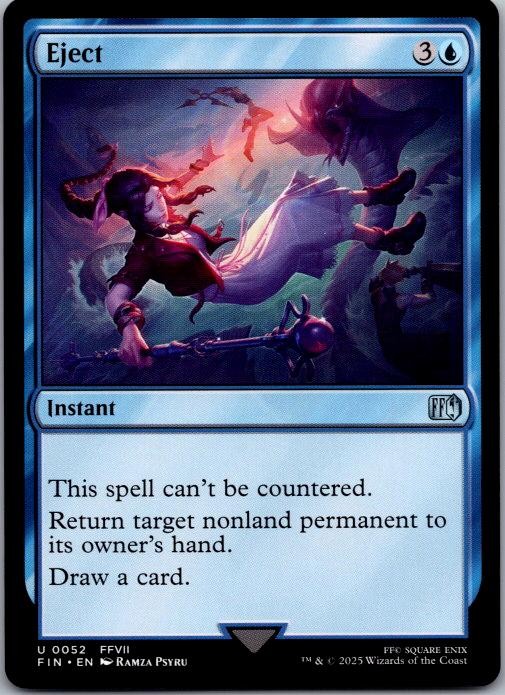 Eject 52 Uncommon FINAL FANTASY Magic: The Gathering Near Mint