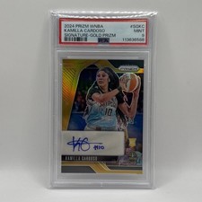2024 Panini Prizm WNBA - Signatures Kamilla Cardoso #SG-KC Gold Prizm /10 PSA 9