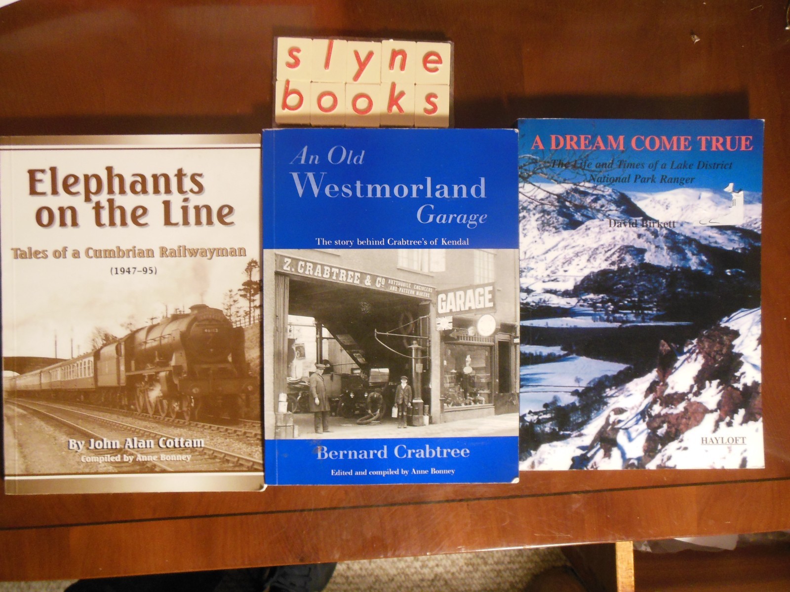 3 KENDAL TEBAY LAKE DISTRICT AUTOBIOGRAPHIES CUMBRIA WESTMORLAND GARAGE CRABTREE