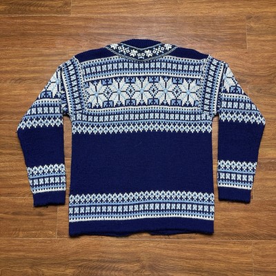 Vintage Nordstrikk Norway Unisex Metal Clasps Wool Cardigan