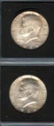 1964 KENNEDY HALF DOLLAR, 90% SILVER, US MINT  (2 COINS)