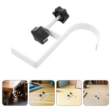 4 Pcs Desk Backpack Hook Headphones Holder for Table Hooks Hanging Bags Purse