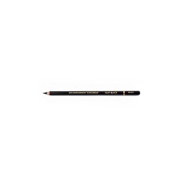 Koh I Noor Gioconda Silky Black Pencil 8815 2- Medium - Pack Of 12 Pencils-image