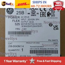AB 25B-D043N114 PowerFlex 525 22kW 30Hp AC Drive 25BD043N114 US Free Tax