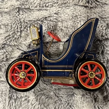 Vintage Japan Modern Toys Tin Litho Lever Action Jalopy Car