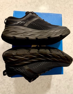 Hoka One One Bondi 7,Womens,Running Shoes,Black/Black,US  display picture 1