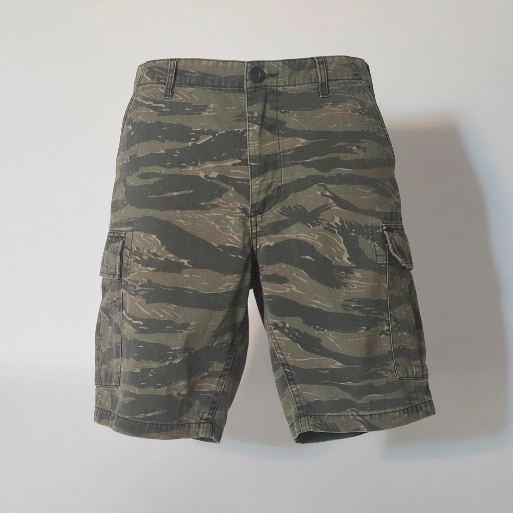 Tiger Camouflage Indiana Men's Shorts for sale | eBay