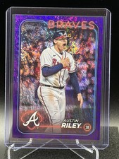 Austin Riley 2024 Topps Purple Holo Foil #670/799 - Atlanta Braves