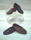 Vtg Barbie KEN ALAN 60s Doll SHOE Lot JAPAN Brown Loafers 1 Pair 2 Singles #30