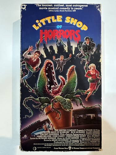 Little Shop Of Horrors VHS Horror Musical Rick Moranis Warner Home Video 1987