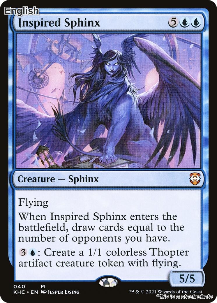 Magic Inspired Sphinx 40 Mythic Commander: Kaldheim NM