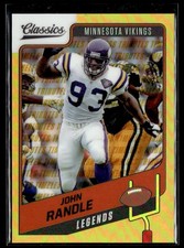 2021 Panini Classics Premium Edition Timeless Tributes Gold John Randle 13/60