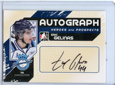 2010-11 ITG Heroes and Prospects Autographs #A-EGE Eric Gelinas