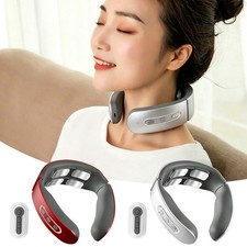 Neck Massager with Heat, Cordless Portable 9 Adjustable Levels Massager U-shaped