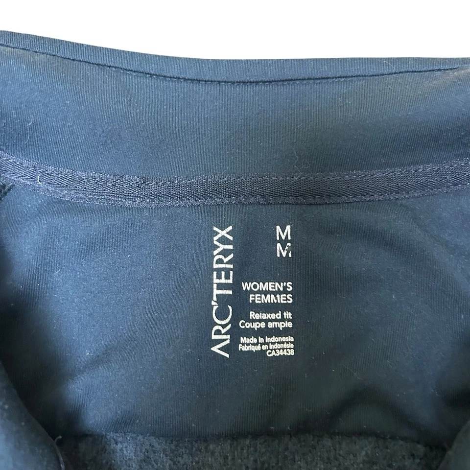 Куртка флисовая на молнии Arcteryx женская размер средний синяя Jackson Hole WY расслабленная - Изображение 4 из 4