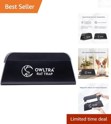 Electric Rat Trap Large Indoor Pest Control Humane Squirrel Rodent Zapper