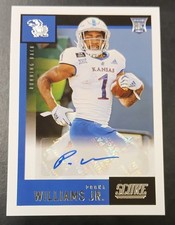 2021 Chronicles Draft Picks #SA-PWJ Pooka Williams Jr. Score Rookie Autographs