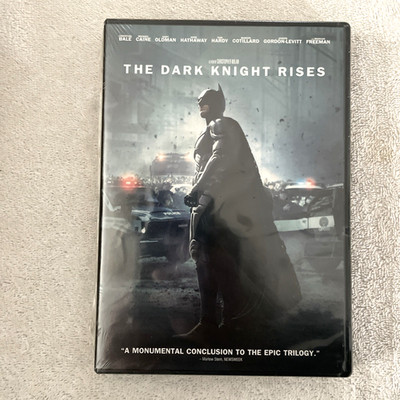 The Dark Night Rises (2012) DVD Christian Bale Christopher Nolan New Sealed
