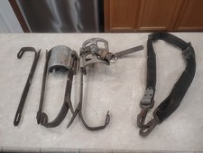 Lineman Gaffs Tree Pole Climbing Spikes Vintage Mine Mallory Skookum Mixed