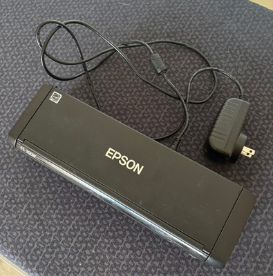 #ad Epson WorkForce ES 300W Wireless Portable Duplex Document Scanner w Power Cord $120.00