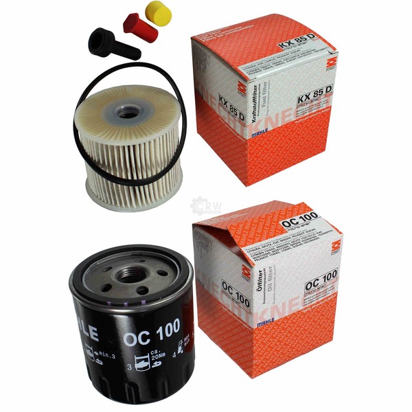 Mahle / Knecht Set Filterpaket Kraftstofffilter KX 85D ÖLfilter OC 100-image