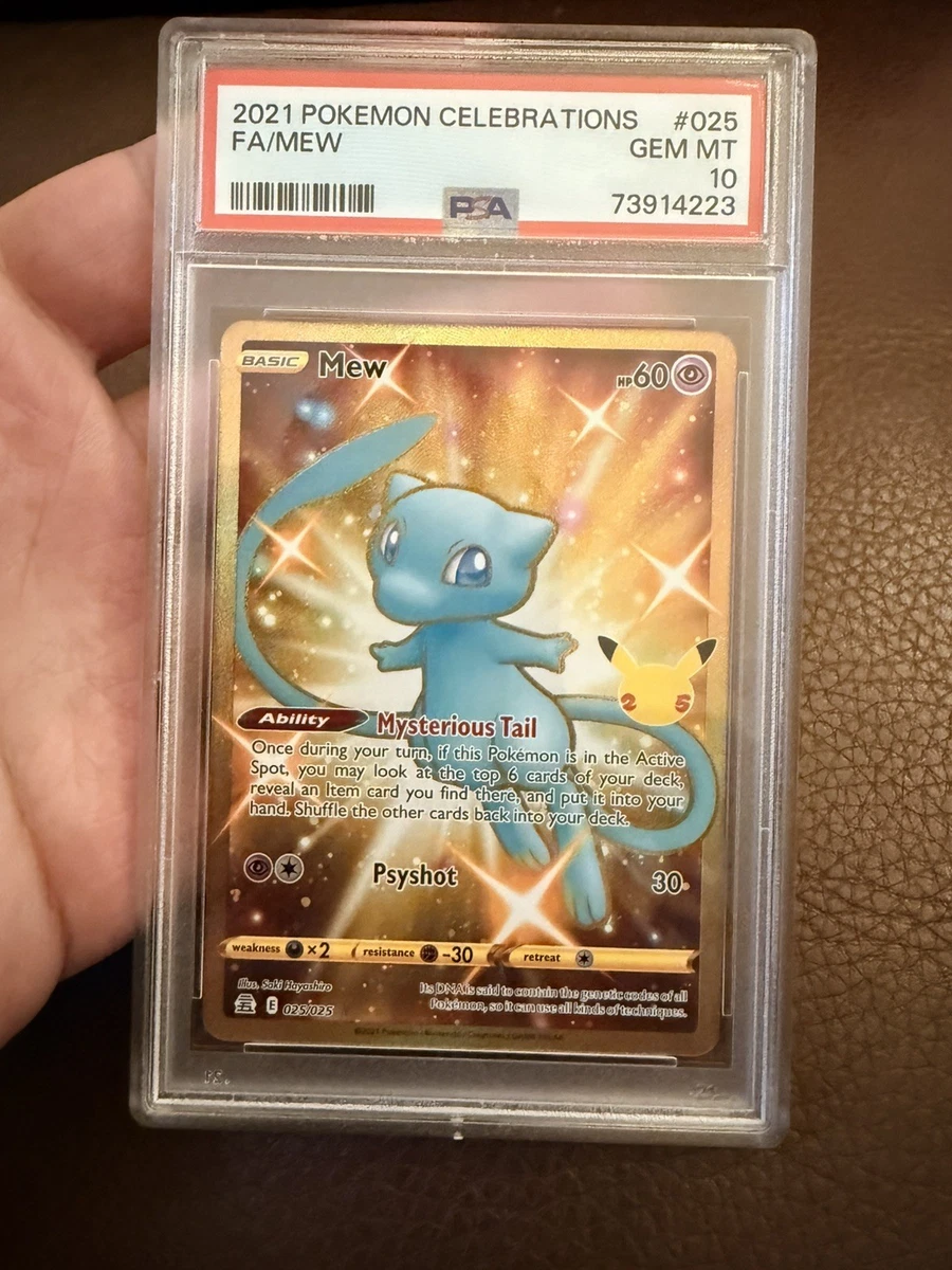 Mew Pokémon TCG Professional Sports Authenticator (PSA) Secret