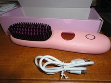 2 In 1 Straight Hair Comb Wireless Hair Strai...